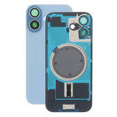 Apple iPhone 17 - Stražnje staklo kućišta + staklo kamere + metalni okvir + magsafe magnet (Mist Blue)