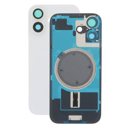 Apple iPhone 17 - Stražnje staklo kućišta + staklo kamere + metalni okvir + magsafe magnet (White)