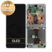 Samsung Galaxy Z Flip 7 F766B - LCD zaslon + zaslon osjetljiv na dodir + okvir (Mint) - GH82-37581E Genuine Service Pack