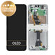 Samsung Galaxy Z Flip 7 FE F761B - LCD zaslon + zaslon osjetljiv na dodir + okvir (White) - GH82-37734B Genuine Service Pack