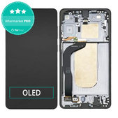 Samsung Galaxy S25 Edge - LCD zaslon + zaslon osjetljiv na dodir + okvir (Titanium Jetblack) OLED