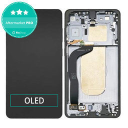 Samsung Galaxy S25 Edge - LCD zaslon + zaslon osjetljiv na dodir + okvir (Titanium Jetblack) OLED