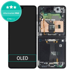 Samsung Galaxy Z Flip 7 F766B - LCD zaslon + zaslon osjetljiv na dodir + okvir (Jetblack) OLED