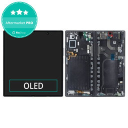 Samsung Galaxy Z Fold 7 F966B - LCD zaslon + zaslon osjetljiv na dodir + okvir (Jetblack) OLED