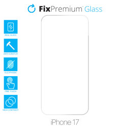 FixPremium Glass - Kaljeno Staklo za iPhone 17
