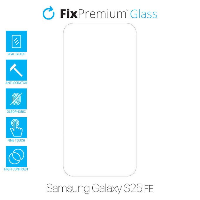 FixPremium Glass - Kaljeno Staklo za Samsung Galaxy S25 FE
