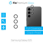 FixPremium Glass - Kaljeno Staklo Stražnje Kamere bez Okvira za Samsung S25