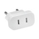 220V Adapter za utikač iz US u EU (Bijeli)