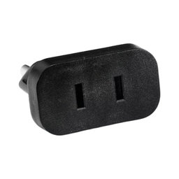 220V Adapter za utikač iz US u EU (Crni)