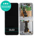 Samsung Galaxy Z Flip 6 F741B - LCD zaslon + zaslon osjetljiv na dodir + okvir (Light Blue) - GH82-35014C Genuine Service Pack