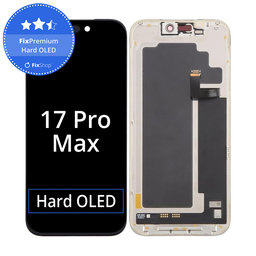 Apple iPhone 17 Pro Max - LCD zaslon + zaslon osjetljiv na dodir + okvir Hard OLED FixPremium