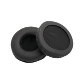 Zamjenski jastučići za uši za AKG K518, K518DJ, K81, K518LE, Memorijska pjena + PU Koža, Crne, 1 Par