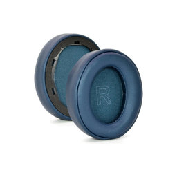 Zamjenski jastučići za uši za Anker Soundcore Life Q30, Q35, Memorijska pjena + PU Koža, Plave (šivane), 1 Par