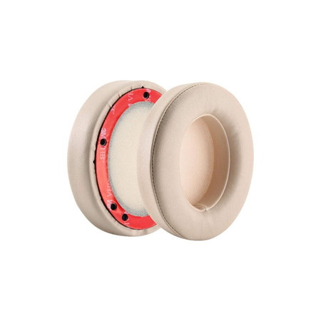 Zamjenski jastučići za uši za Beats Studio 2.0 i 3.0, Memorijska pjena + PU Koža, Bež, 1 Par