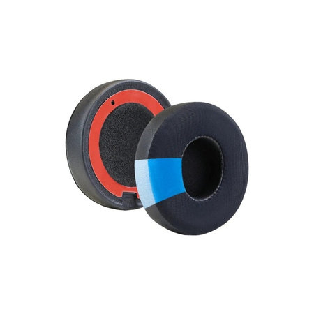 Zamjenski jastučići za uši za Beats Solo 2 i 3, Memorijska pjena + Tekstil + Neopren, Crne, Hladni gel, 1 Par