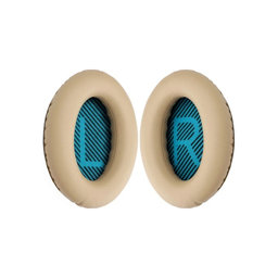 Zamjenski jastučići za uši za Bose QuietComfort 2, 15, 25 i 35, Memorijska pjena + PU Koža, Khaki, 1 Par