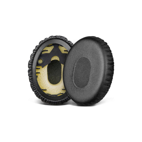 Zamjenski jastučići za uši za Bose QuietComfort 3, OE/ON-EAR i OE1, Memorijska pjena + PU Koža, Crne, 1 Par