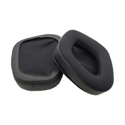 Zamjenski jastučići za uši za Corsair Void RGB Elite, Memorijska pjena + Neopren, Crne, 1 Par