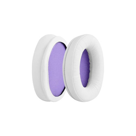 Zamjenski jastučići za uši za Kingston HyperX Cloud Alpha Gaming, Memorijska pjena + PU Koža, Bijele, 1 Par