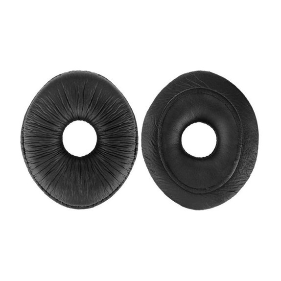 Zamjenski jastučići za uši za Panasonic Technics RP-DJ1200, RP-DJ1205, RP-DJ1210, Memorijska pjena + PU Koža, Crne, 1 Par