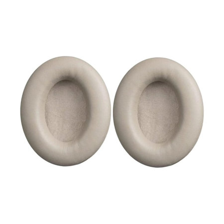 Zamjenski jastučići za uši za Sony WH-1000XM3, Memorijska pjena + PU Koža, Bež, 1 Par