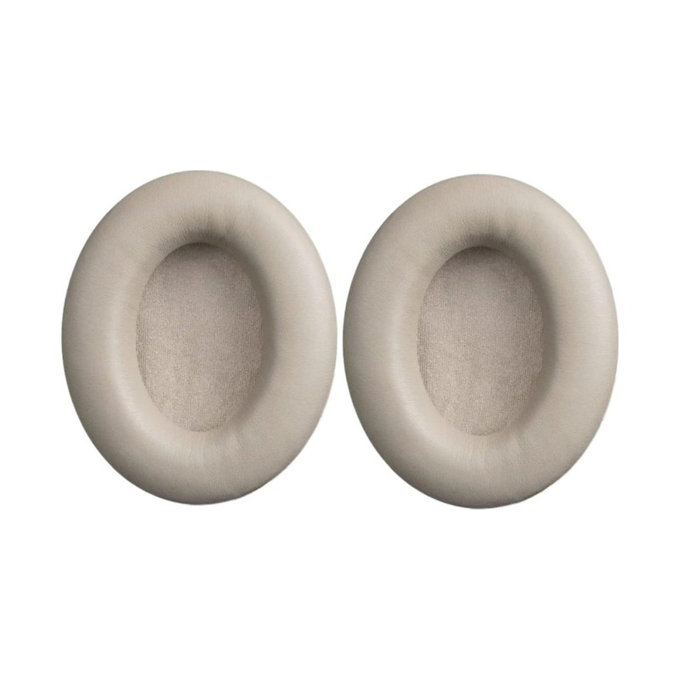 Zamjenski jastučići za uši za Sony WH-1000XM3, Memorijska pjena + PU Koža, Bež, 1 Par