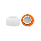 Zamjenski silikonski nastavci za uši za Apple AirPods 1, 2 Pro, M, Memorijska pjena, Bijele