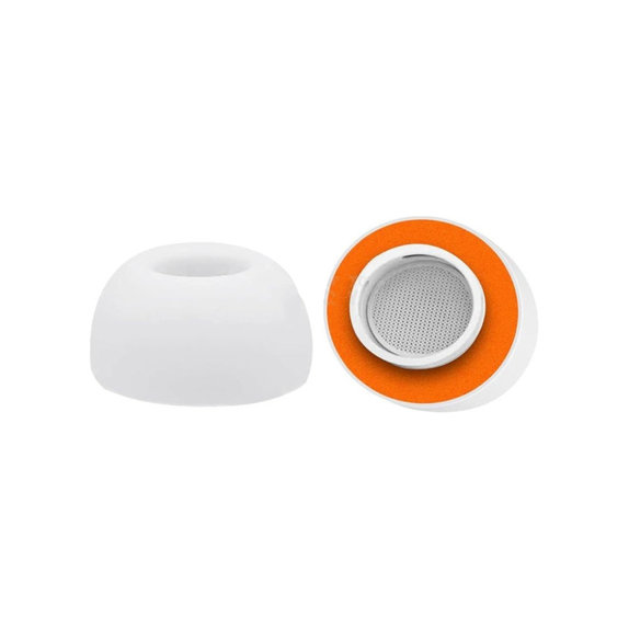 Zamjenski silikonski nastavci za uši za Apple AirPods 1, 2 Pro, M, Memorijska pjena, Bijele