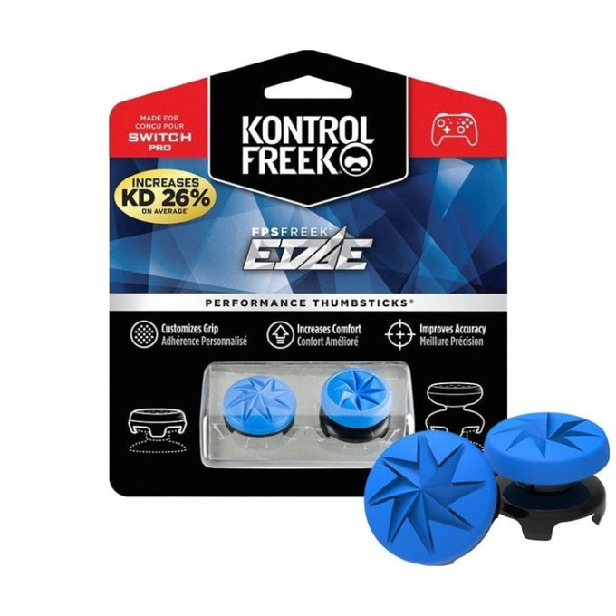Kontrol Freek - Edge (Blue) Nintendo Switch Pro Extended Controller Grip Caps