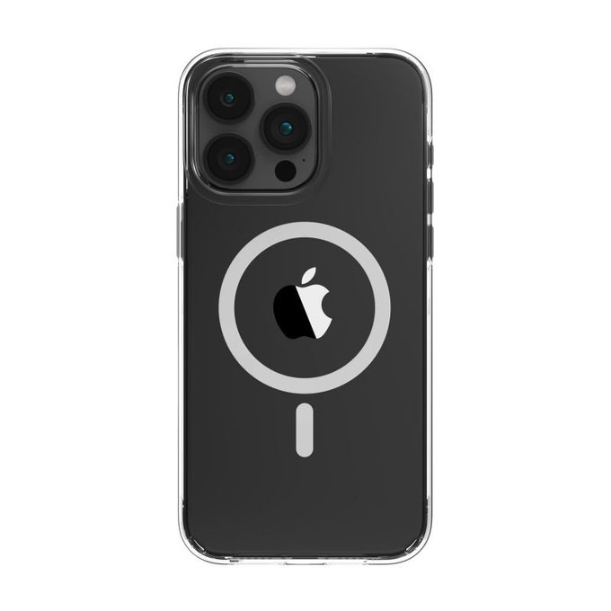 Maska Elemental s MagSafe za iPhone 15, prozirna, Devia