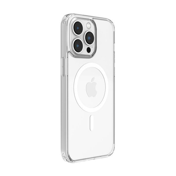 Maska Clear s MagSafe za iPhone 15 Plus, prozirna, Devia