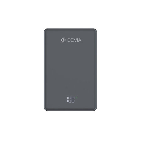 MagSafe PowerBank Extreme Speed Mini s displayom, PD 20W, 10000mAh, Space Grey, Devia