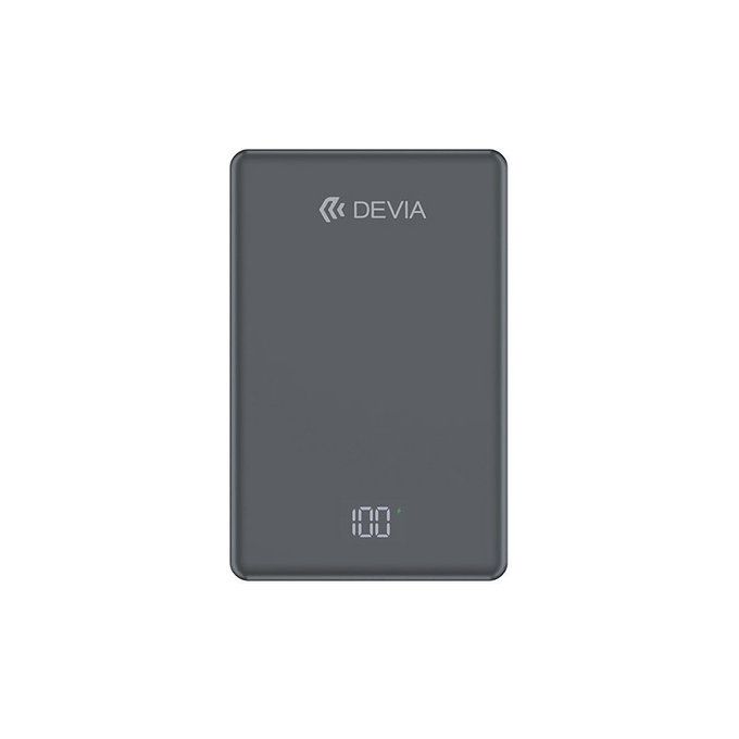 MagSafe PowerBank Extreme Speed Mini s displayom, PD 20W, 10000mAh, Space Grey, Devia