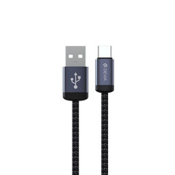 USB / USB-C kabel Gracious, 2.1A, 2m, crna, Devia