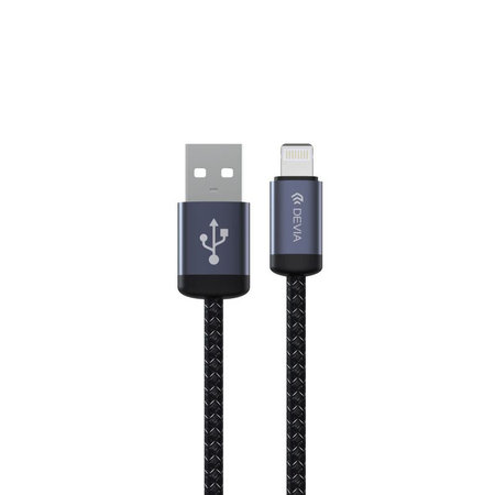 Lightning / USB kabel Gracious, 2,4A, 1m, crna, Devia