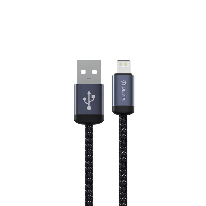 Lightning / USB kabel Gracious, 2,4A, 1m, crna, Devia