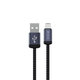 Lightning / USB kabel Gracious, 2,4A, 1m, crna, Devia