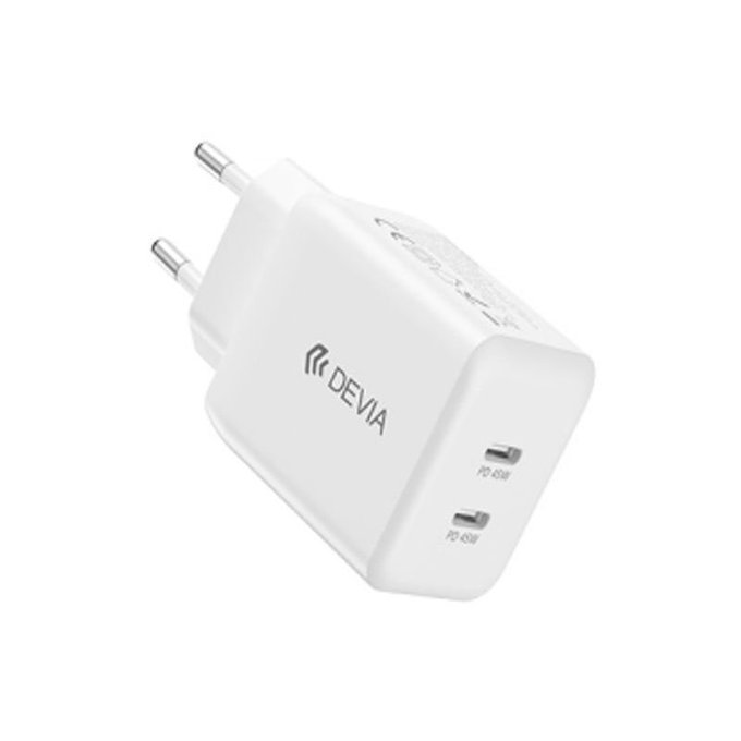 Punjač Ultra7, 2x USB-C, PD 45W, bijela, Devia