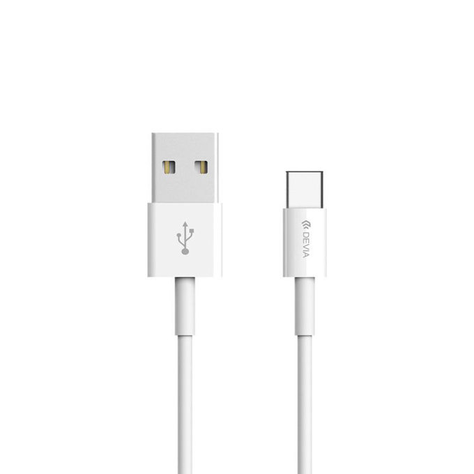 USB / USB-C kabel Smart, 2.1A, 1m, bijela, Devia