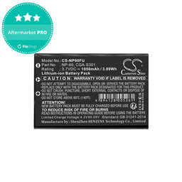 Baterija za Agfa, HP Photosmart, Toshiba Camileo, 1050mAh, Li-Ion, 3.7V, NP-60, COMA-BP1, HQ