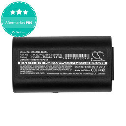 Baterija za Dymo 260, 280, 650, 650mAh, Li-Ion, 7.4V, 14430, HQ