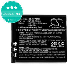 Baterija za Panasonic Lumix DMC-FX01, 1150mAh, Li-Ion, 3.7V, CGA-S005, HQ