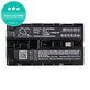 Baterija za Line 6 James Tyler Variax, Line 6 JTV Guitar, 2600mAh, Li-Ion, 7.4V, BA12, HQ