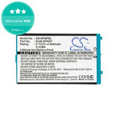 Baterija za Nintendo Advance SP, AGS, 900mAh, Li-Ion, 3.7V, SAM-SPRBP, HQ