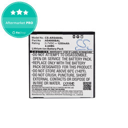 Baterija za Aligator S4000 Duo, 1200mAh, Li-Ion, 3.7V, AS4000BAL, HQ