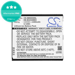 Baterija za Samsung Galaxy J3, 2400mAh, Li-Ion, 3.8V, EB-BG530BBC, HQ