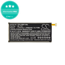 Baterija za LG L713dl, LG LG-Q710al, LG Lm-L713dl, 3300mAh, Li-Pol, 3.85V, BL-T37, HQ