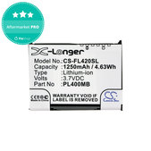 Baterija za Fujitsu Siemens Loox N560, N520, N500, 420, 410, 1250mAh, Li-Ion, 3.7V, PL400MB, HQ