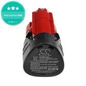 Baterija za Milwaukee M12 Redlithium XC 4.0, M12 B3 XC, M12 B4 XC, 2000mAh, Li-Ion, 12V, -, HQ