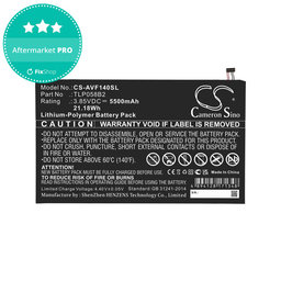 Baterija za Vodafone Tab Prime 7, 5500mAh, Li-Pol, 3.85V, TLP058B2, HQ